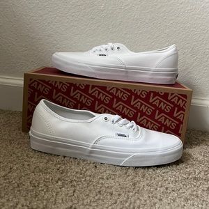 LAST CHANCE Vans original canvas true white shoes